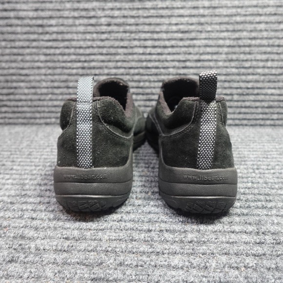 LL Bean Shoes Mens 14 M Black Suede Moccasin Slip On Comfort Walking - Picture 2 of 10